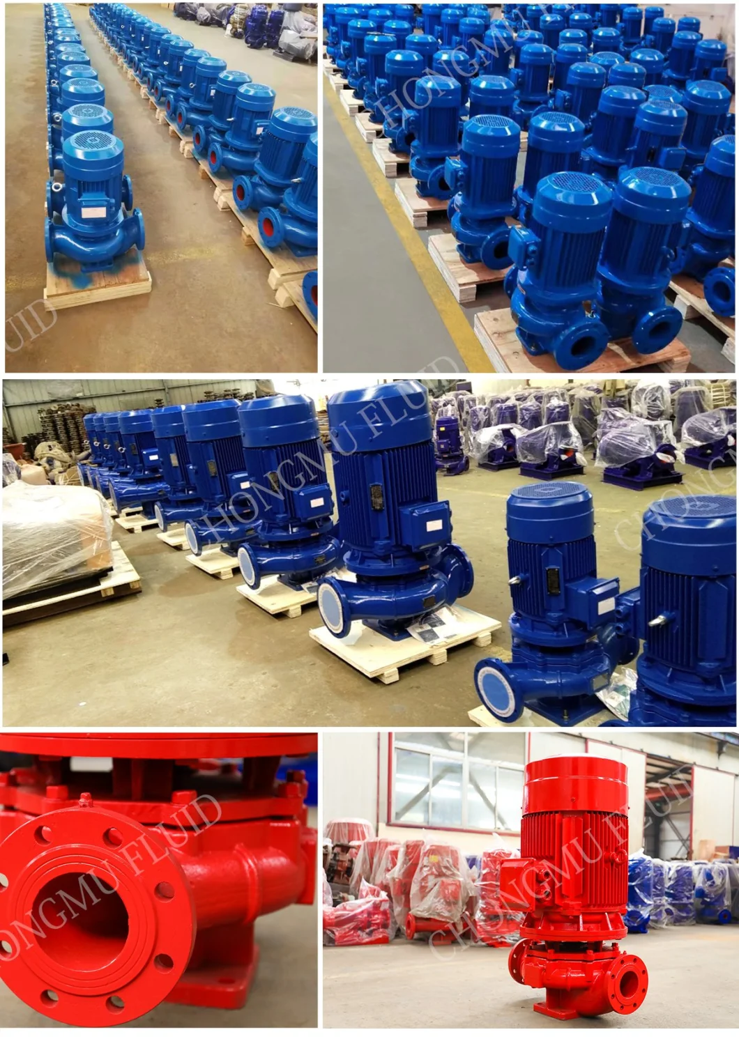 Hot Sale Circulation Vertical Water Pump Booster Inline Pump Pipe Line Pump